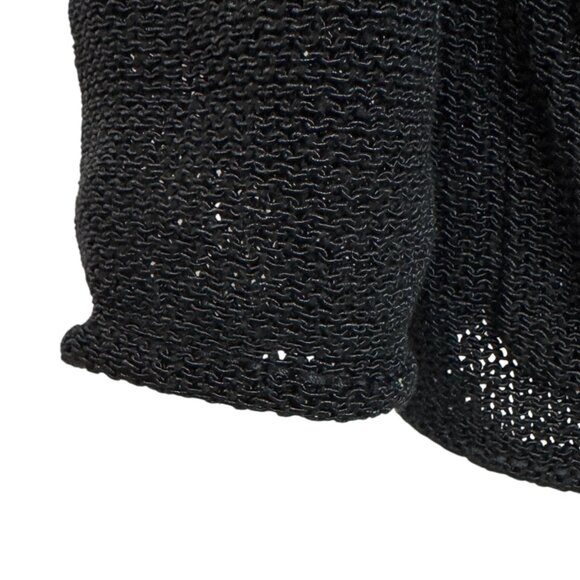 Ann Taylor Black knit single button blazer style sweater Size M - Picture 11 of 11